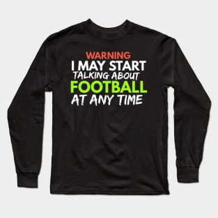 Vintage Funny Football Player Gift Long Sleeve T-Shirt